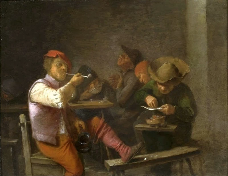 Fumatori in una taverna - Muzeum Narodowe, Varsavia